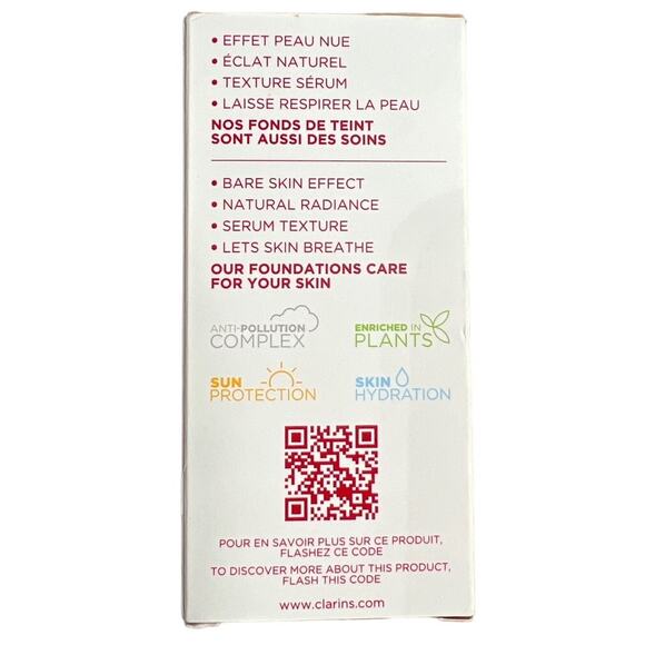 CLARINS‎ PARIS 115 Cognac Skin Illusion Foundation 1oz-NIB - Picture 5 of 7